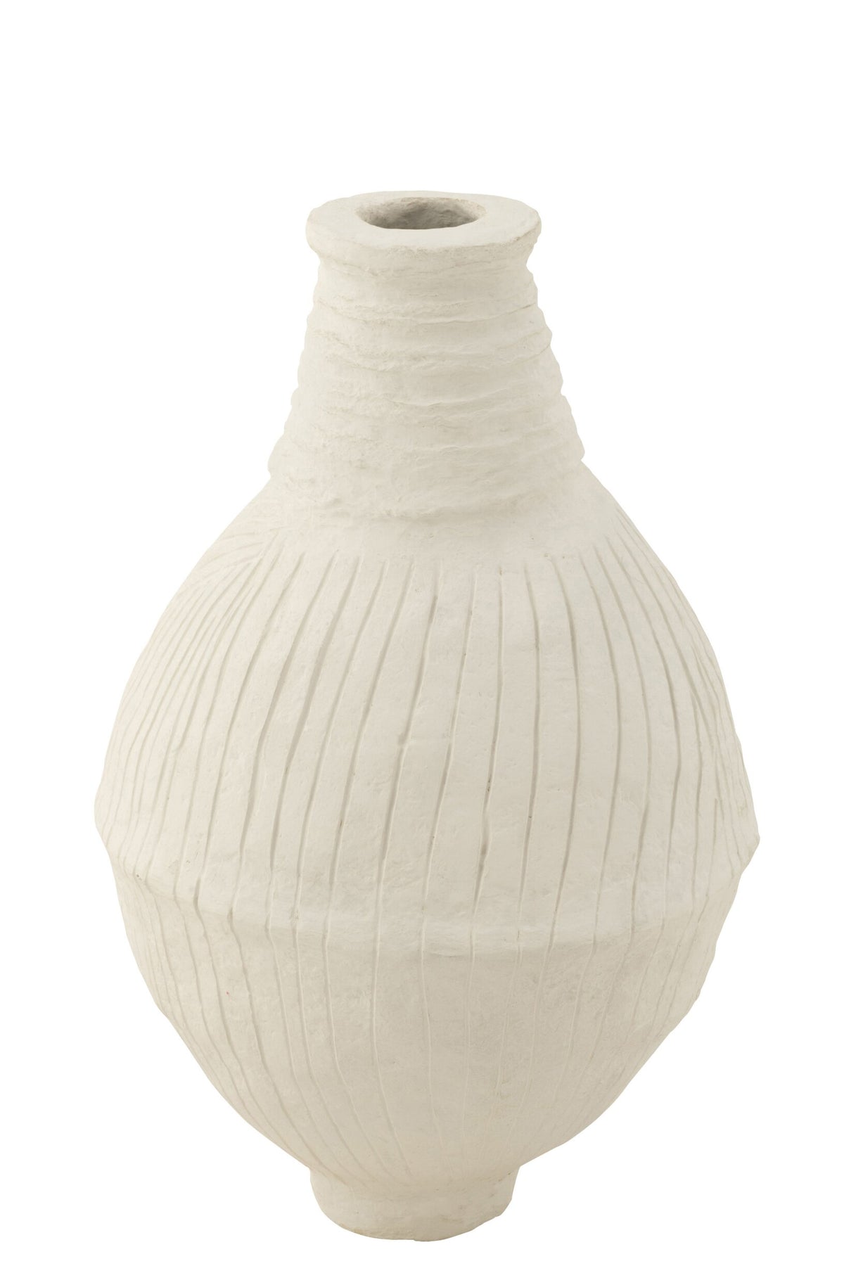 Pot Laxmi Paper Mache White