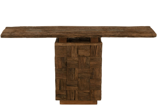 Console Woody Wood Natural