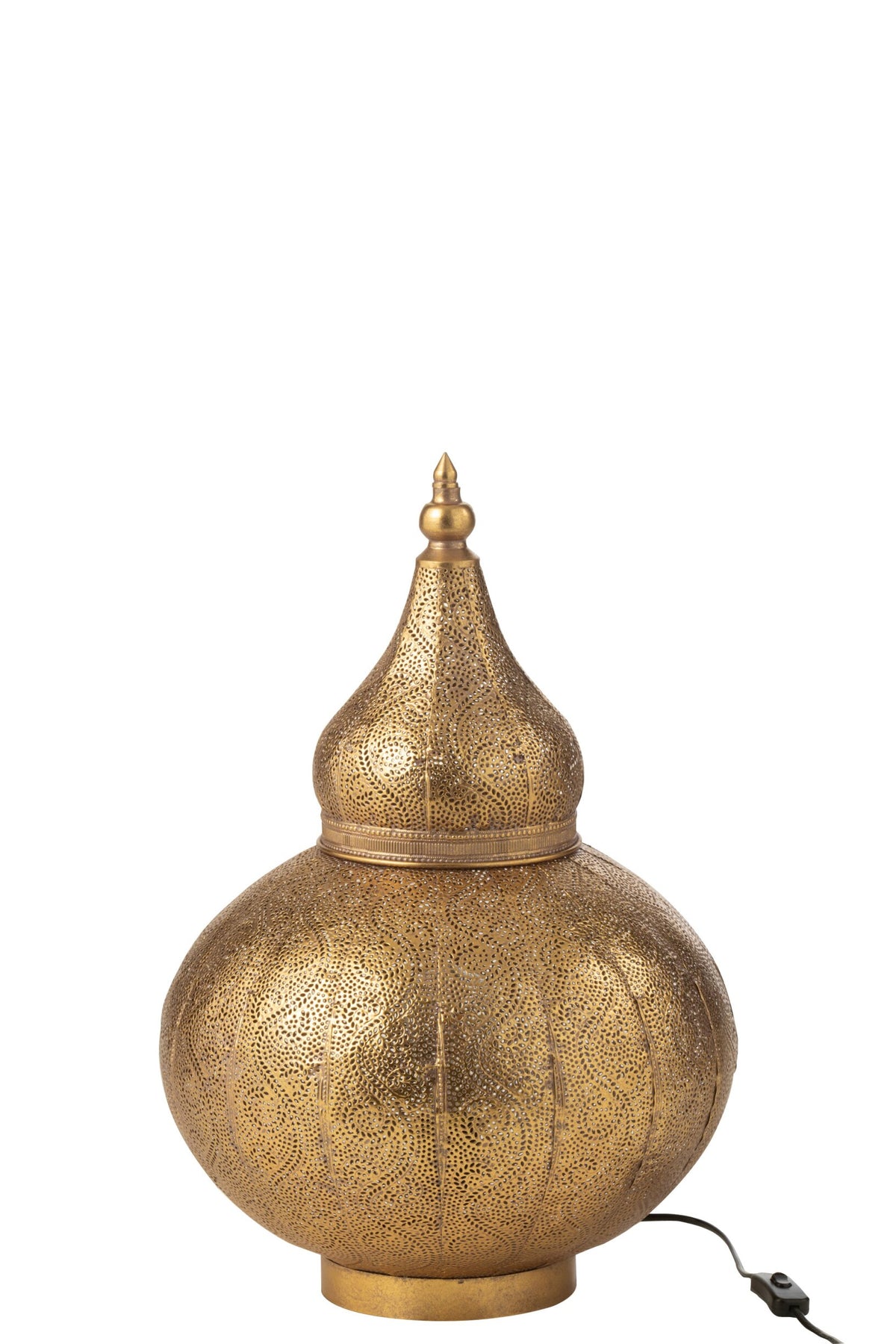 Aladdin lamp metal gold small