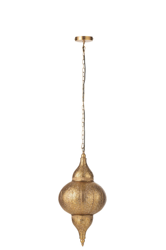 Hanglamp Bore metaal goud klein