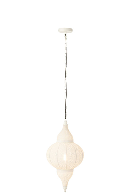 Suspension Bore métal blanc petite
