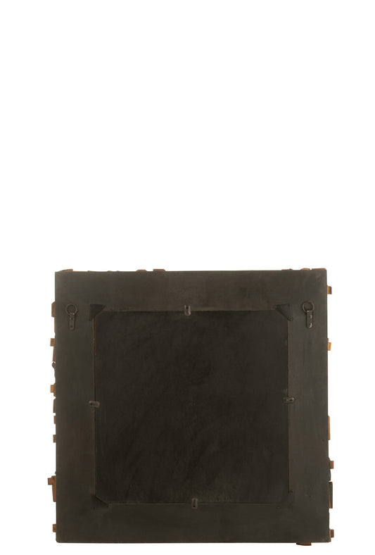 Mirror Syma Recycled Wood/Mirror Natural Small