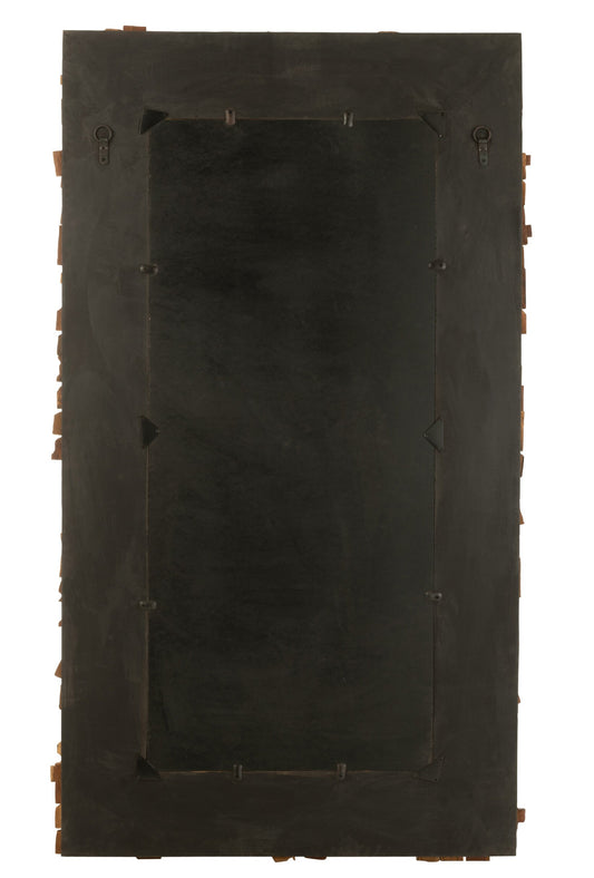 Mirror Syma Recycled Wood/Mirror Natural Large