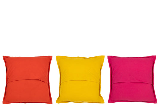 Cushion Patterns Patchwork Cotton Mix Assortment Of 3