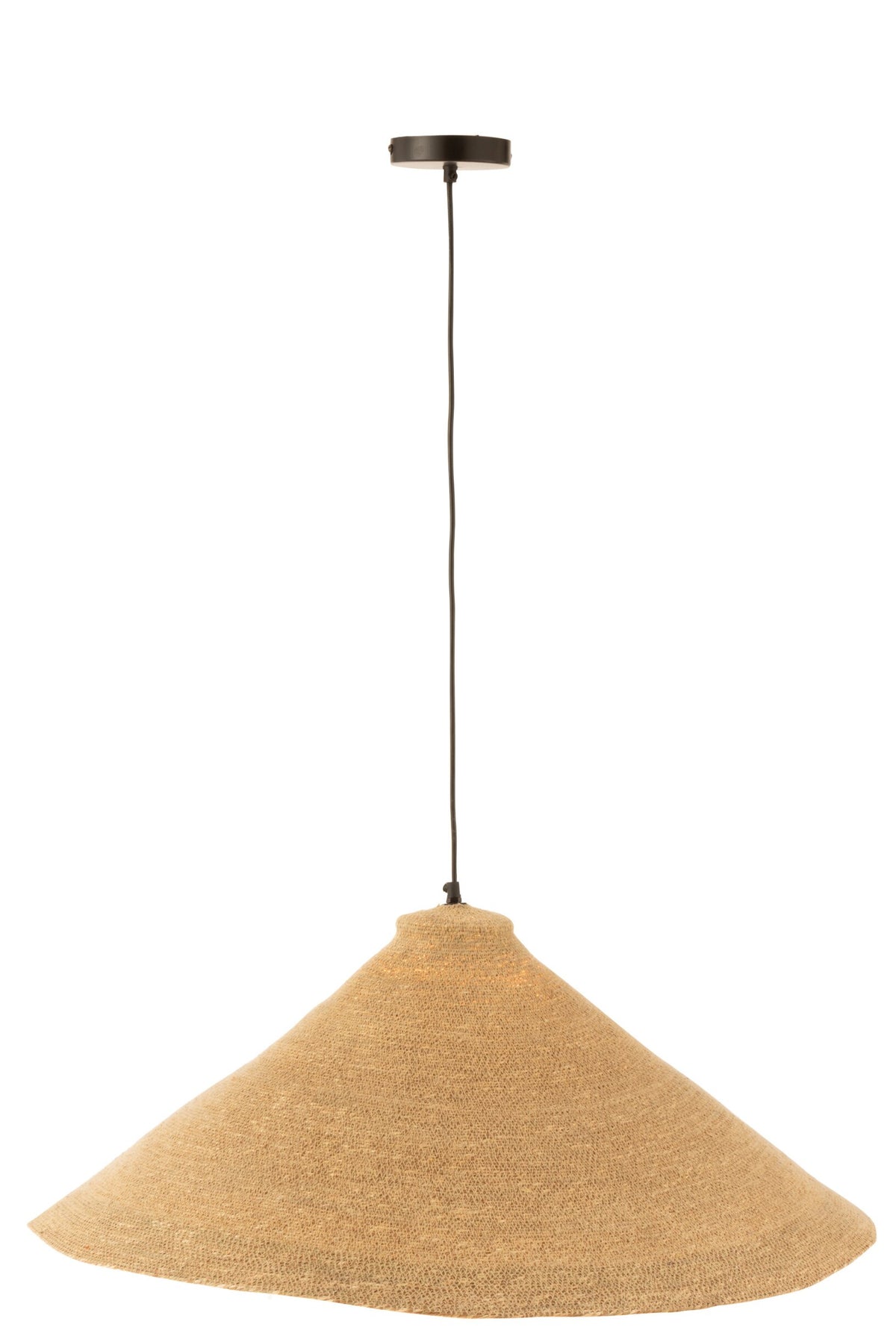 Hanglamp kegel zeegras naturel