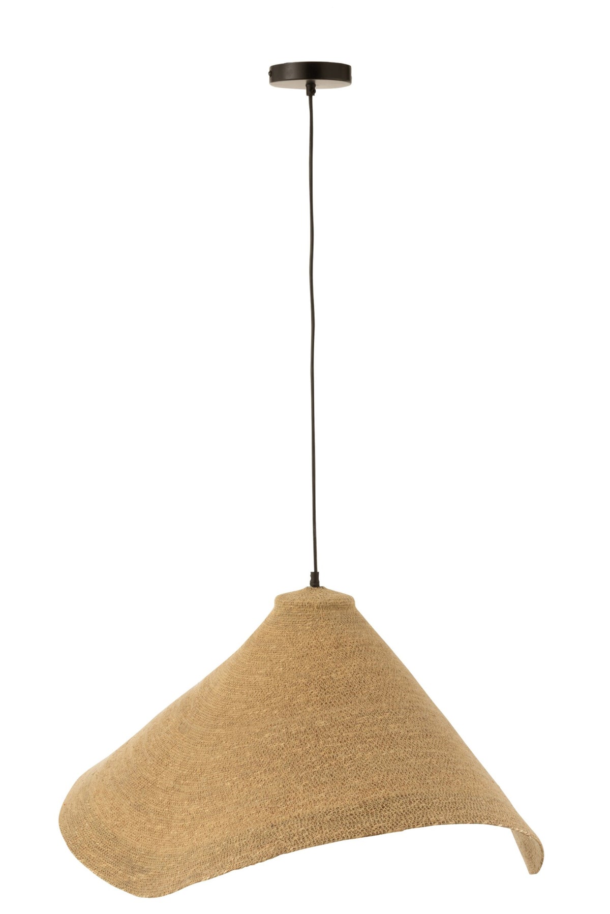 Hanglamp kegel zeegras naturel