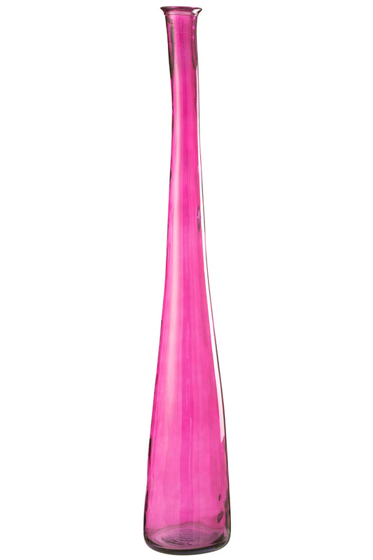 Vase Noah Glass Fuschia Large