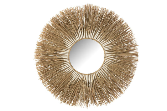 Mirror Melissa Straw Natural/White Large