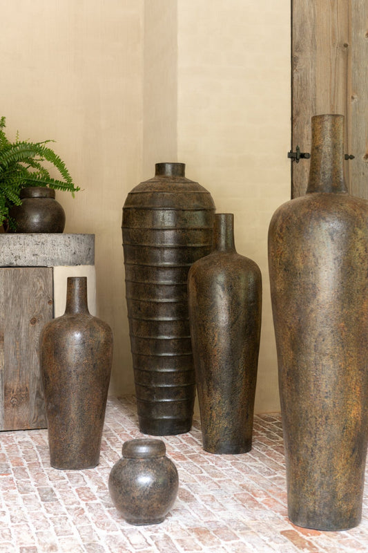 Vase Isabel Cement Brown