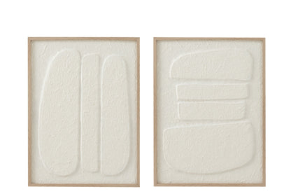 Painting Cells Paper White Assortment Of 2