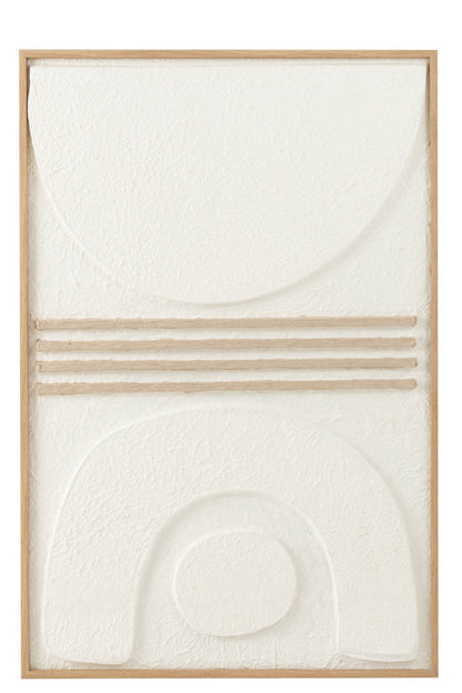 Painting Thibault Paper White/Beige