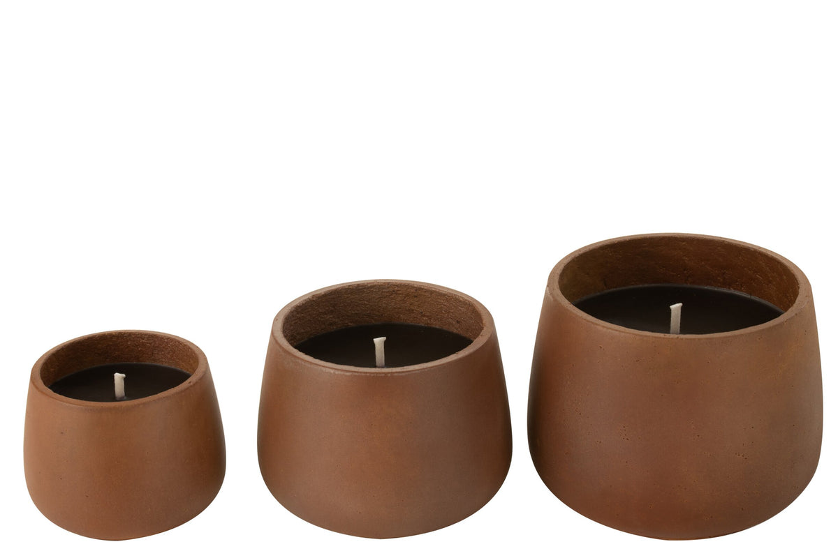 Buitenkaars Cement Bruin Large - 48u