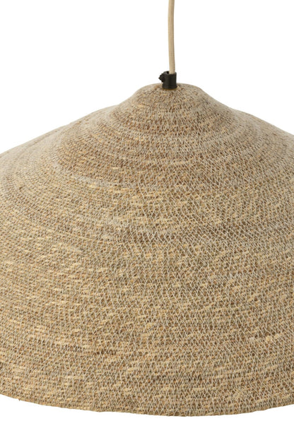 Suspension chapeau Moonj en paille, petite, couleur naturelle