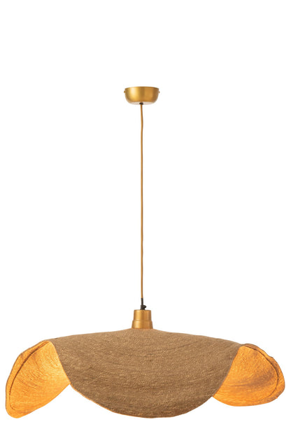 Large natural Moonj pendant lamp