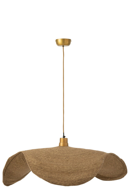 Large natural Moonj pendant lamp