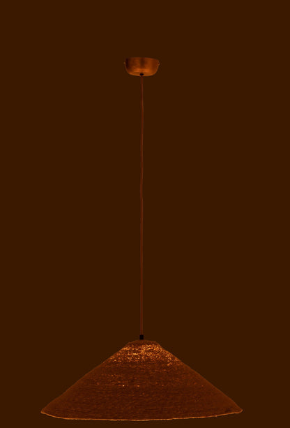 Hanging lamp Moonj small natural grass hat