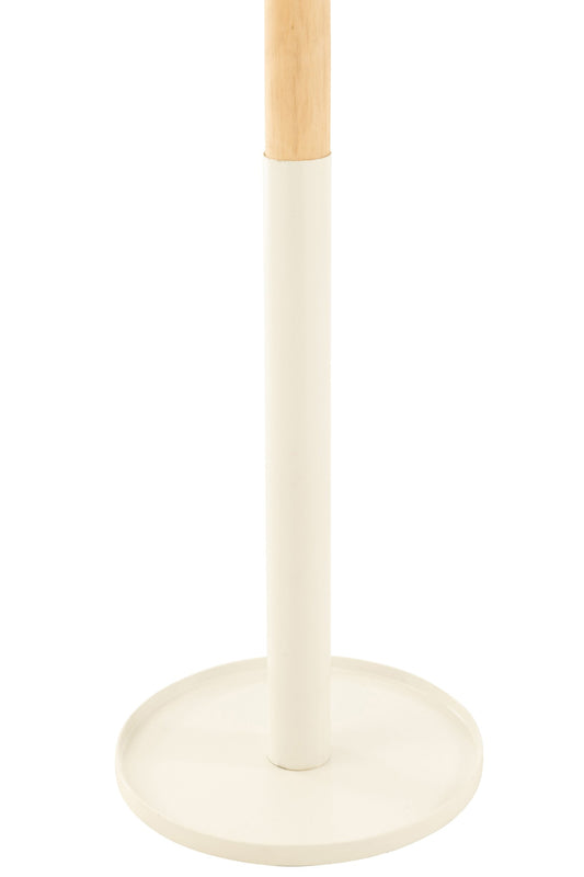 Coat Rack Wood White/Natural