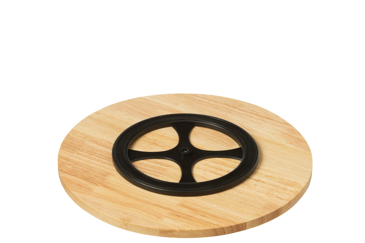 Set of 6 aperitif glasses + bamboo tray in box, green ceramic