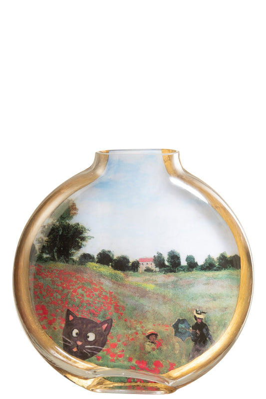 Les Chartistes Vase Inspired By Les Coquelicots Large