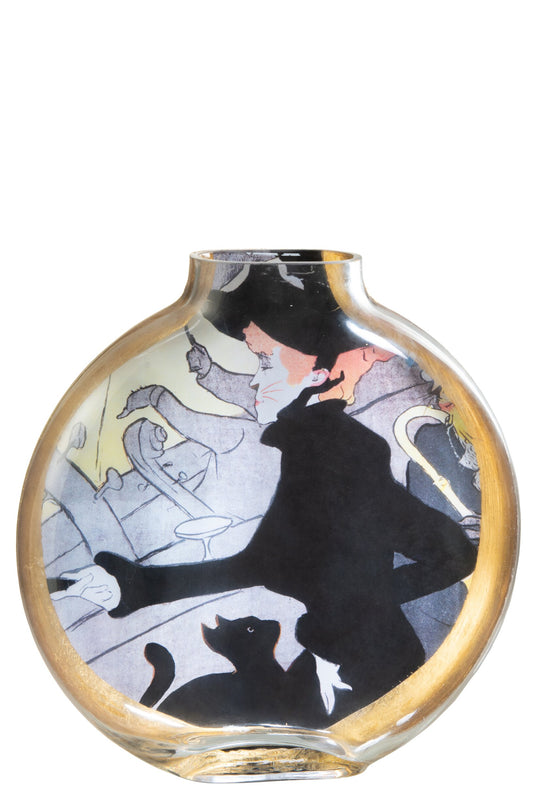 Les Chartistes Vase Inspired By Divan Japonais Large