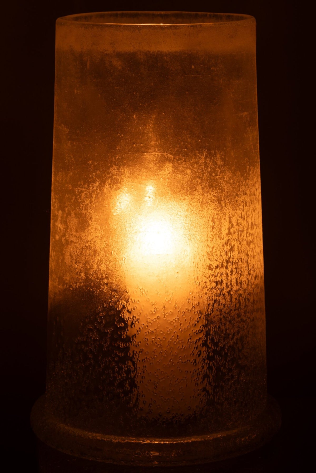 Windlicht Suiker Glas Wit Extra Large