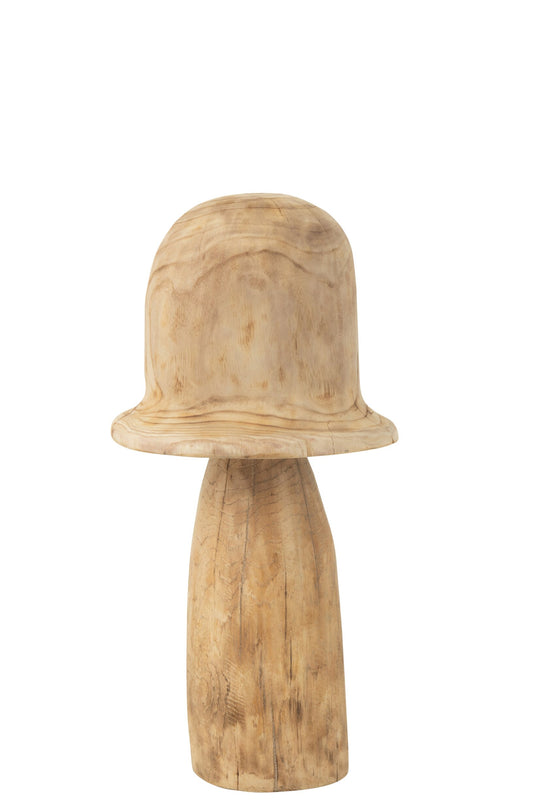 Mushroom Bell Top Natural Large