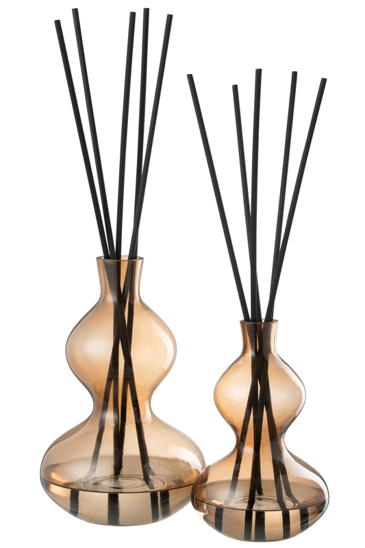 Geurolie Nordic Vetiver Glas Amber Large