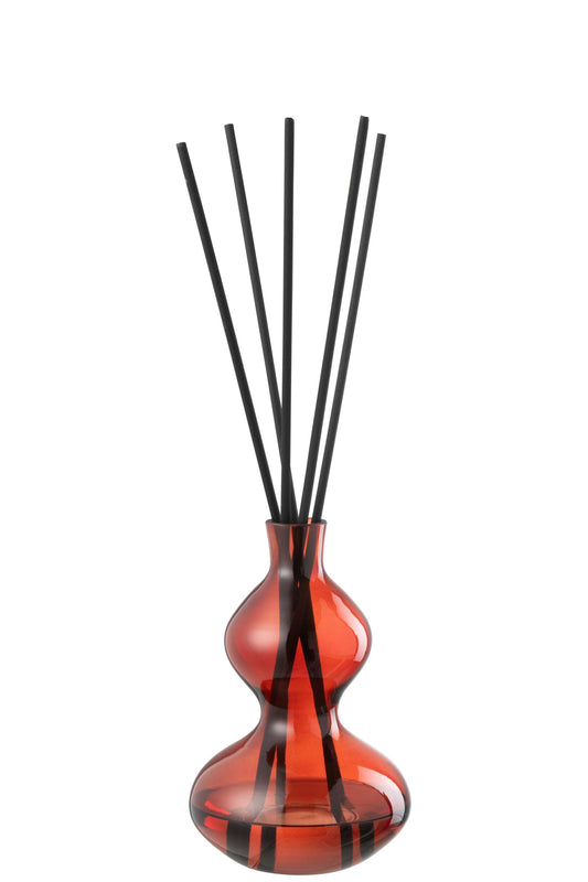 Geurolie Olive&Frank Incense Glas Rood Small