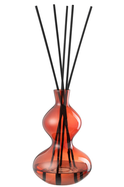 Geurolie Olive&Frank Incense Glas Rood Large
