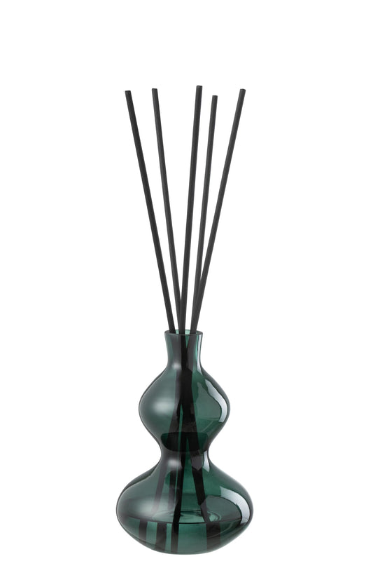 Geurolie Cedar Breeze Glas Donkergroen Small