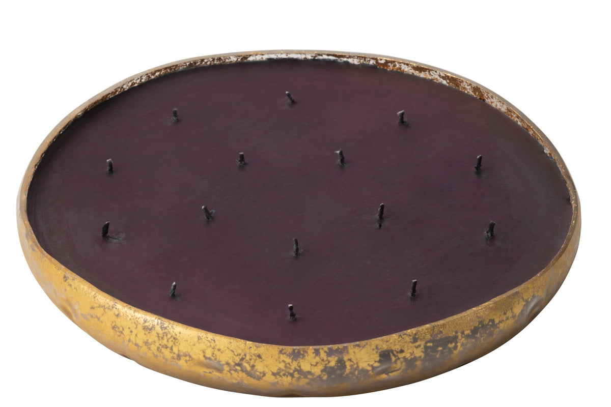 Geurkaars M-Chic Glas Goud/Zwart Extra Large-35u