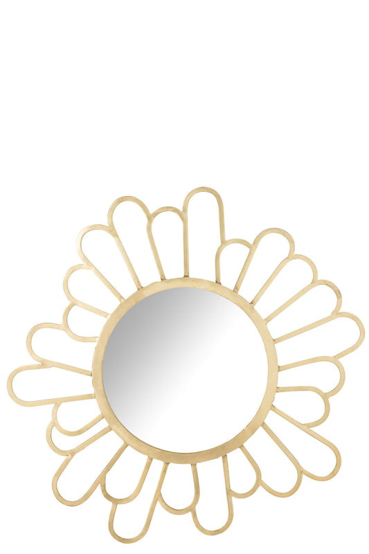 Mirror Flower Metal/Mirror Gold