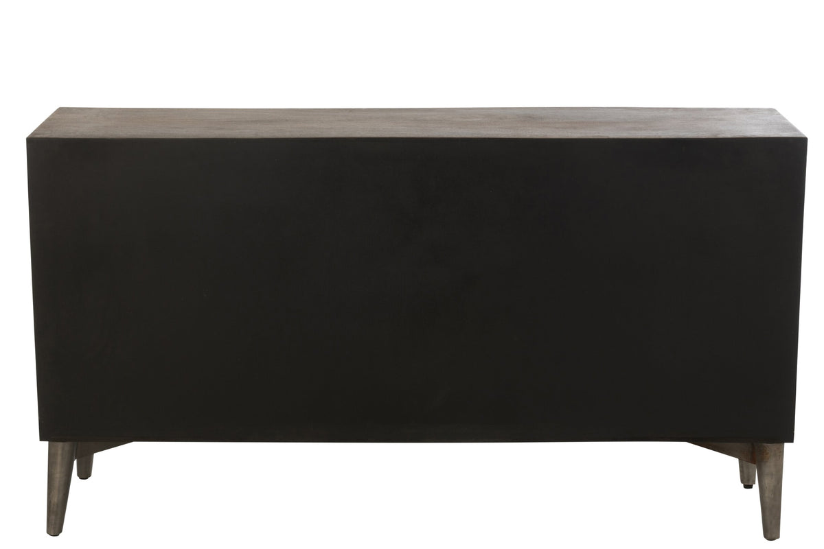 Buffet 4 Doors Mango Wood/Mdf Brown