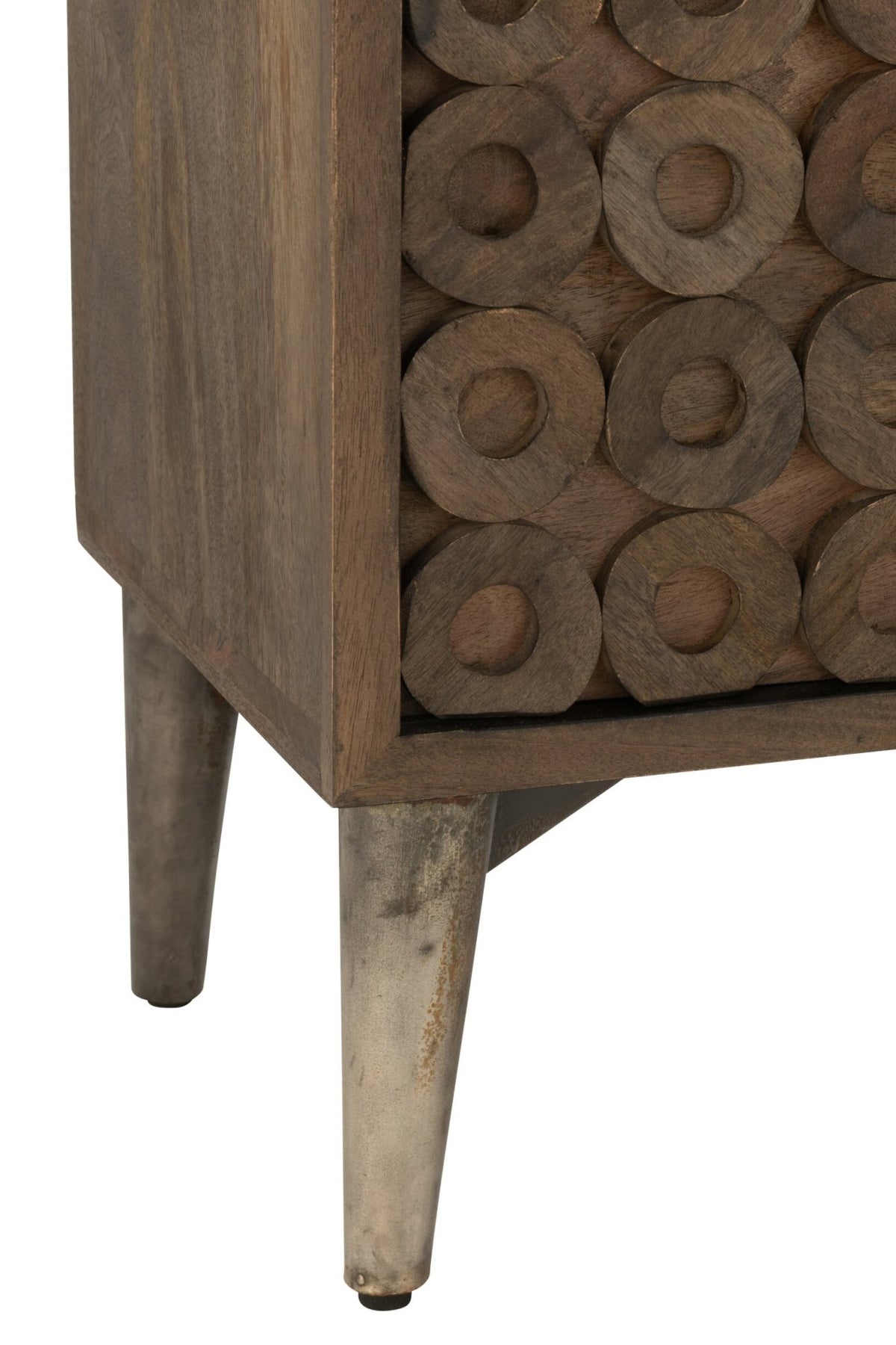 Buffet 4 Doors Mango Wood/Mdf Brown
