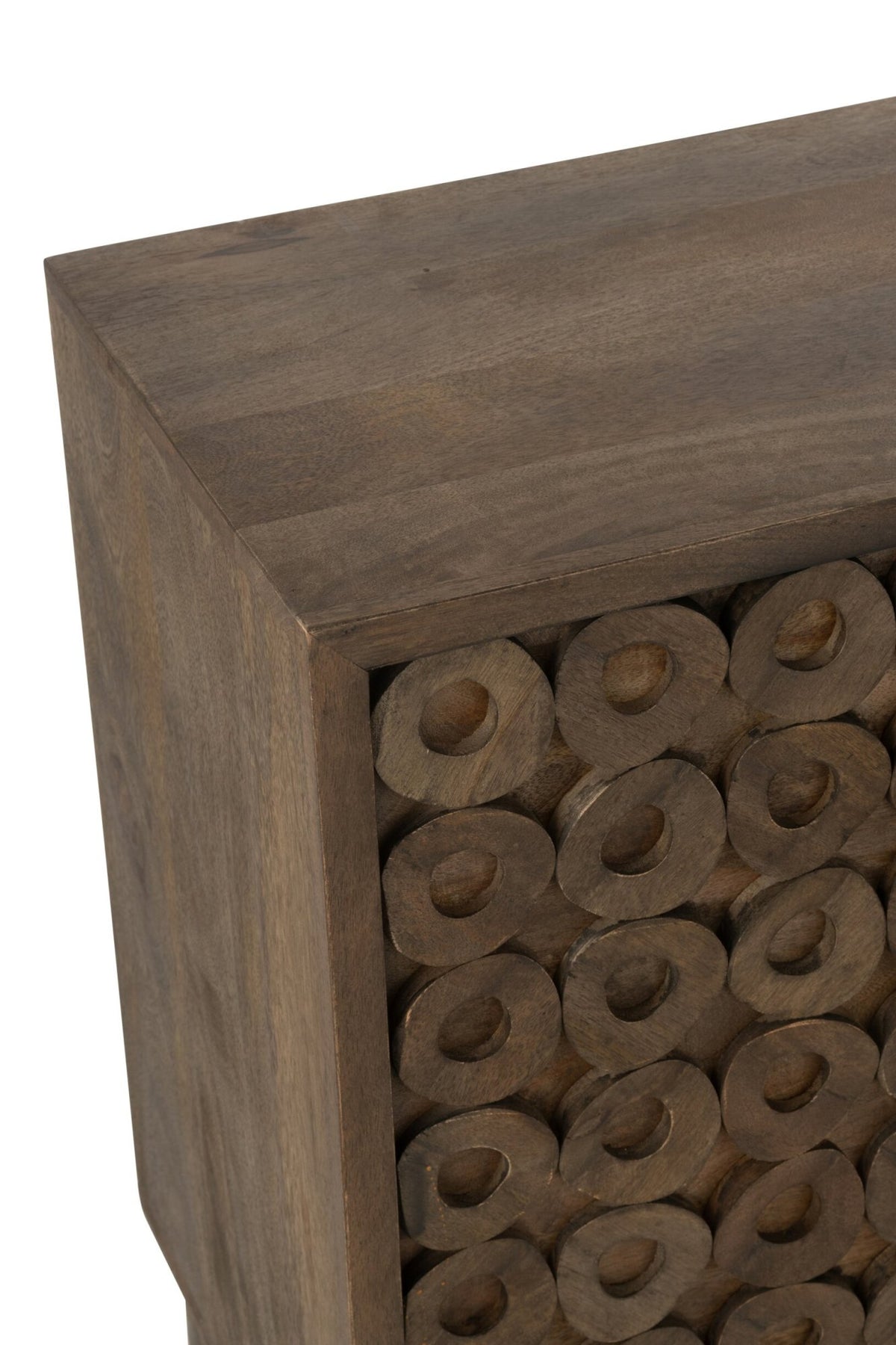 Buffet 4 Doors Mango Wood/Mdf Brown