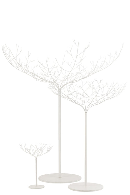 Tree Metal White Large