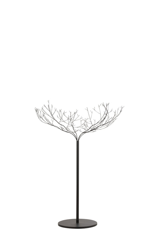 Tree Metal Black Medium