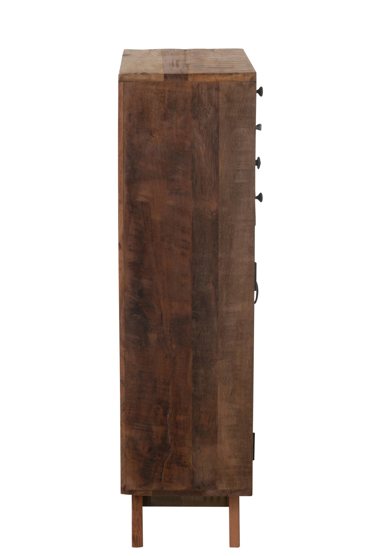 Shelf Retro Recylced Wood/Glass Natural