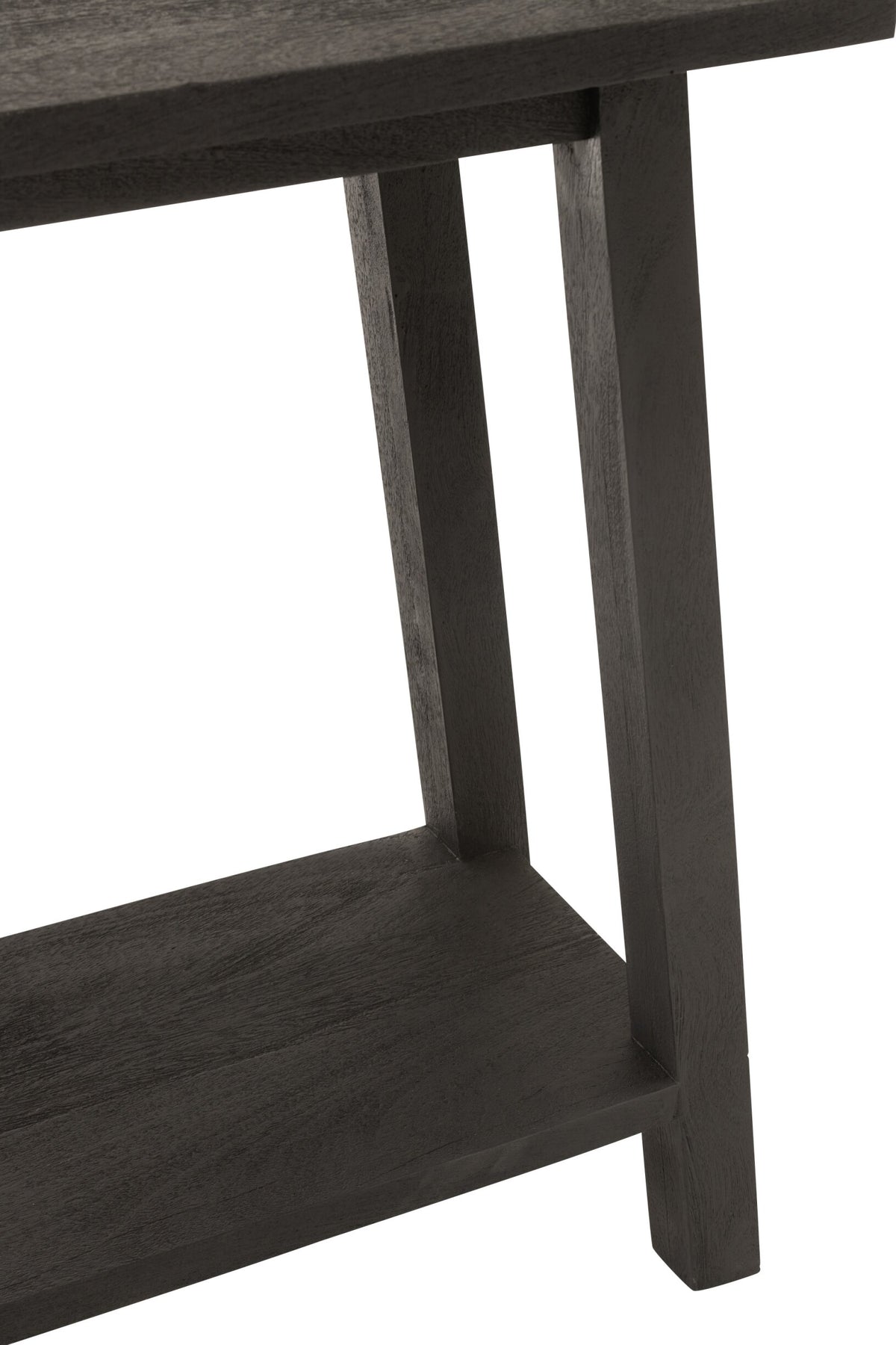 Console Square Mango Wood Black