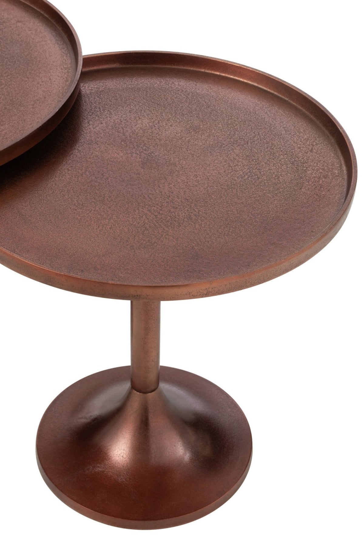 Set Of 2 Tables Aluminium Bronze