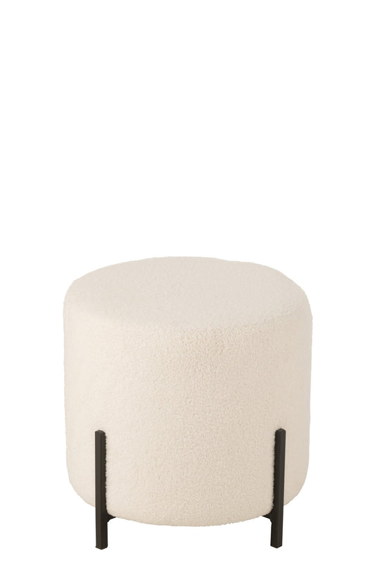 Stool Sheep Fabric/Foam White