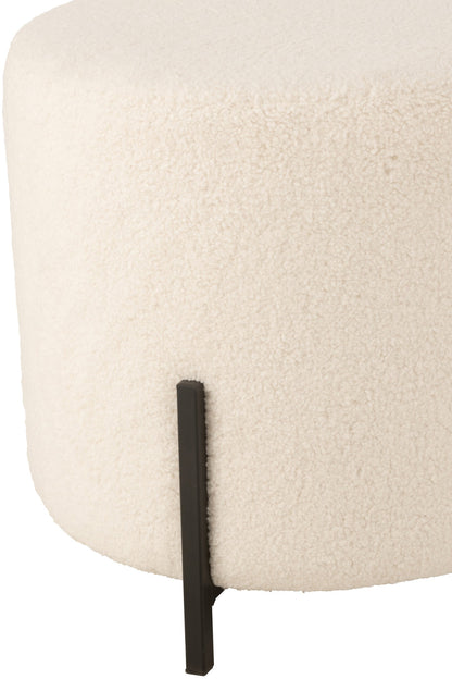 Stool Sheep Fabric/Foam White