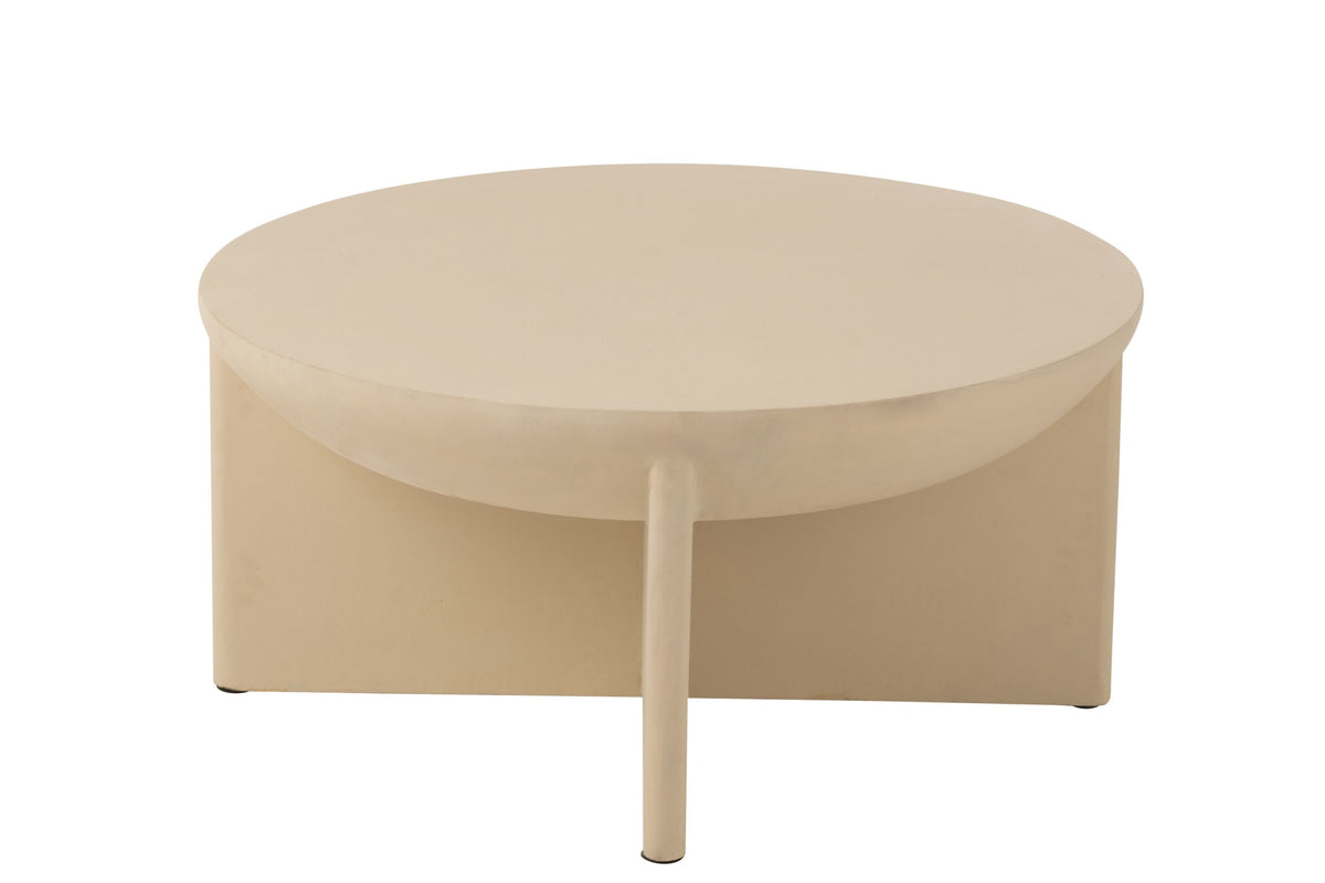 Coffee Table Halfy Mango Wood Beige