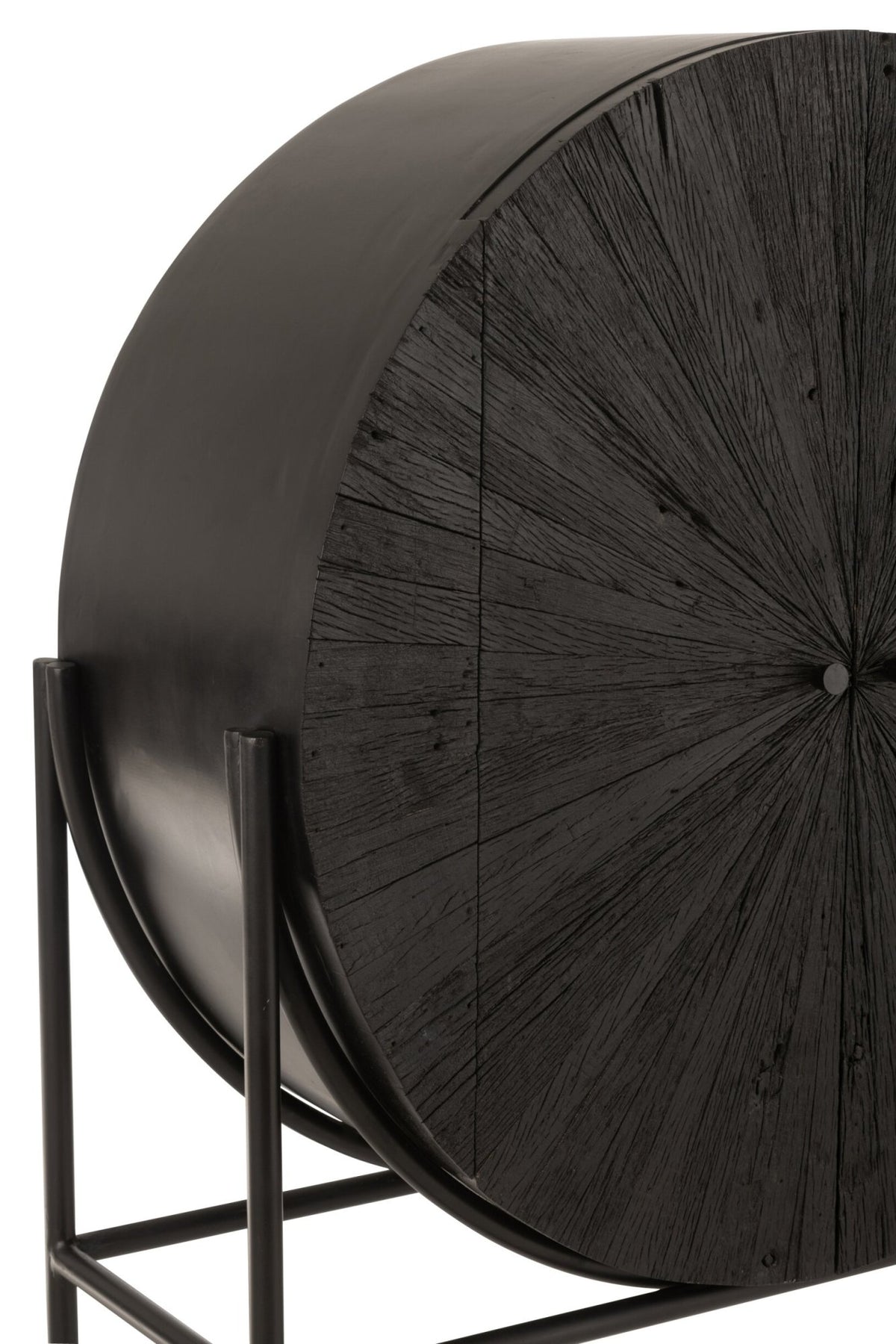 Cabinet Bar Shanil Recycled Wood/Mdf Black