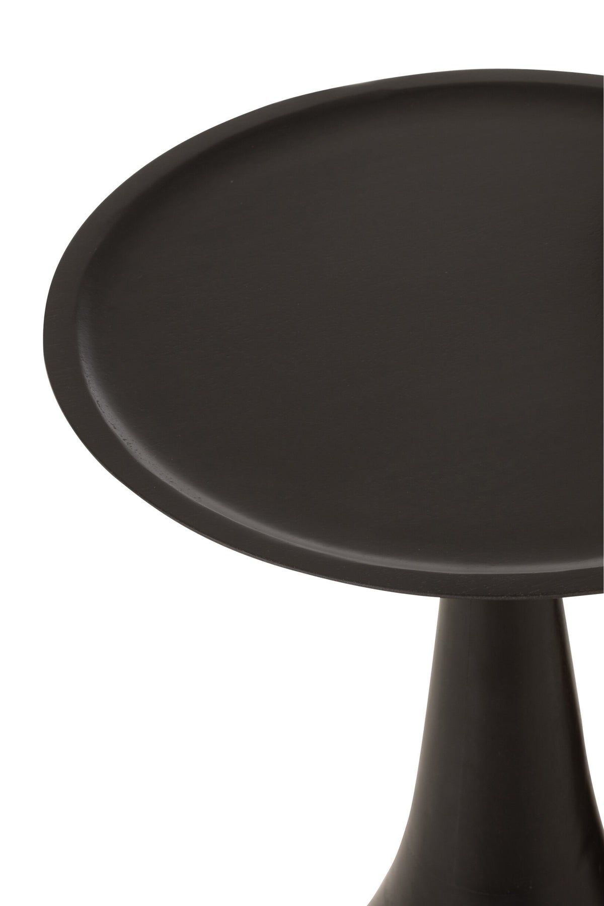 Set Of 2 Side Tables Paro Mango Wood Brown/Black
