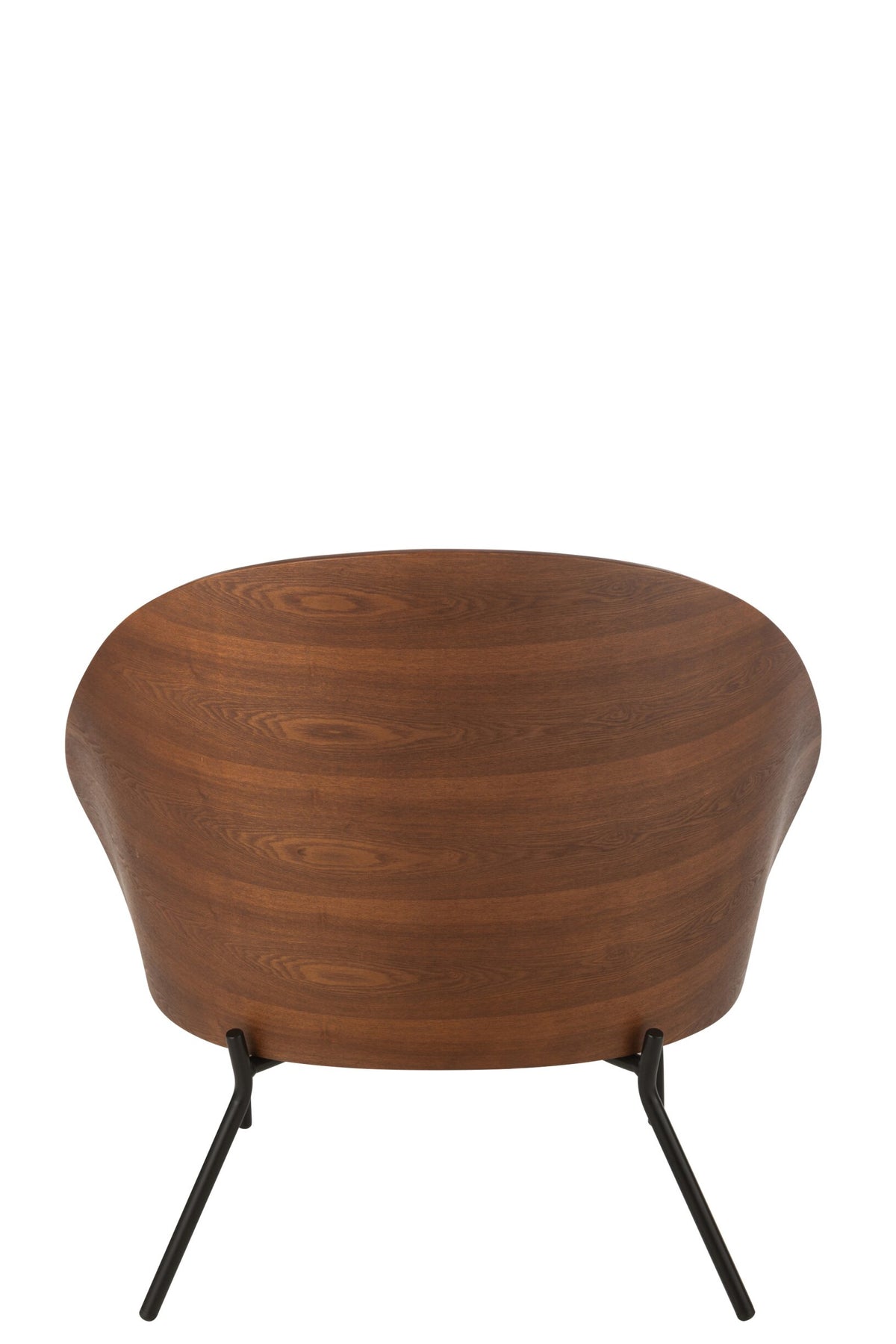 Lounge Chair Lone Ply Wood/Metal Brown/Beige