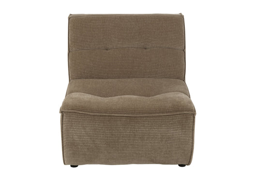 Sofa Grid Poplar Wood/Foam Dark Taupe