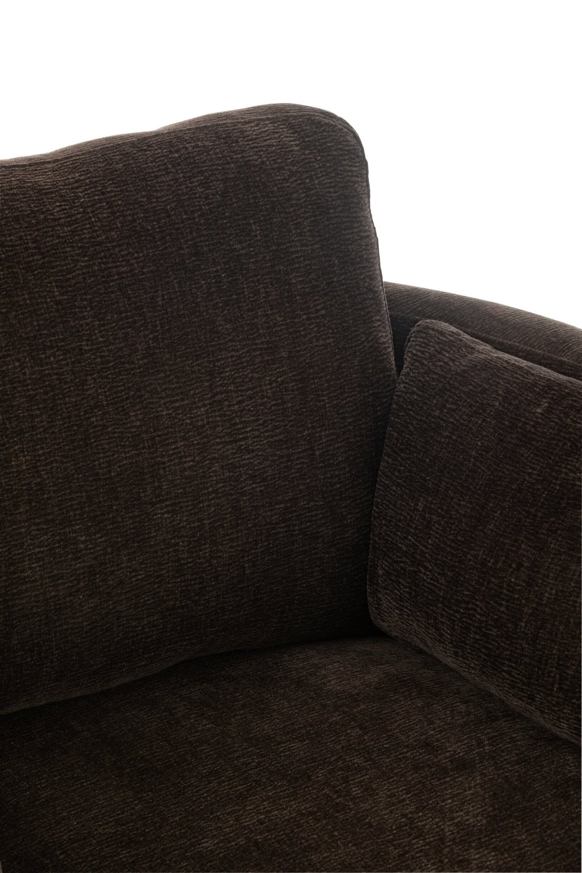 Chair Swivel Poplar Wood/Foam Dark Brown