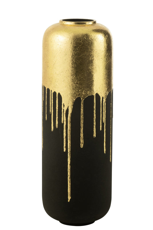 Vase Duo Metal Black/Gold