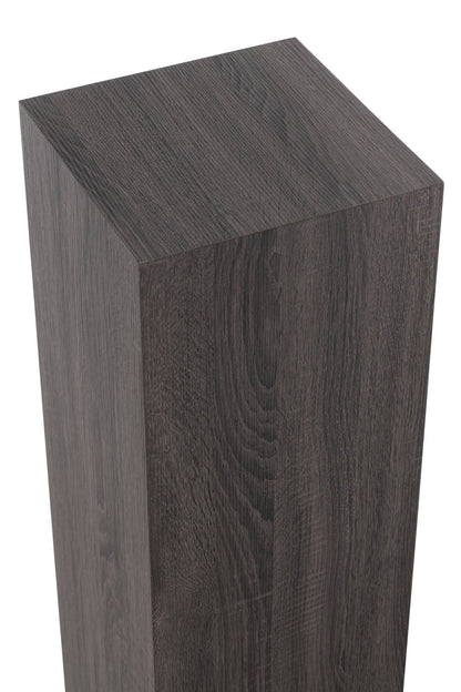 Pedestal Rectangle Mdf/Veneer Grey Medium
